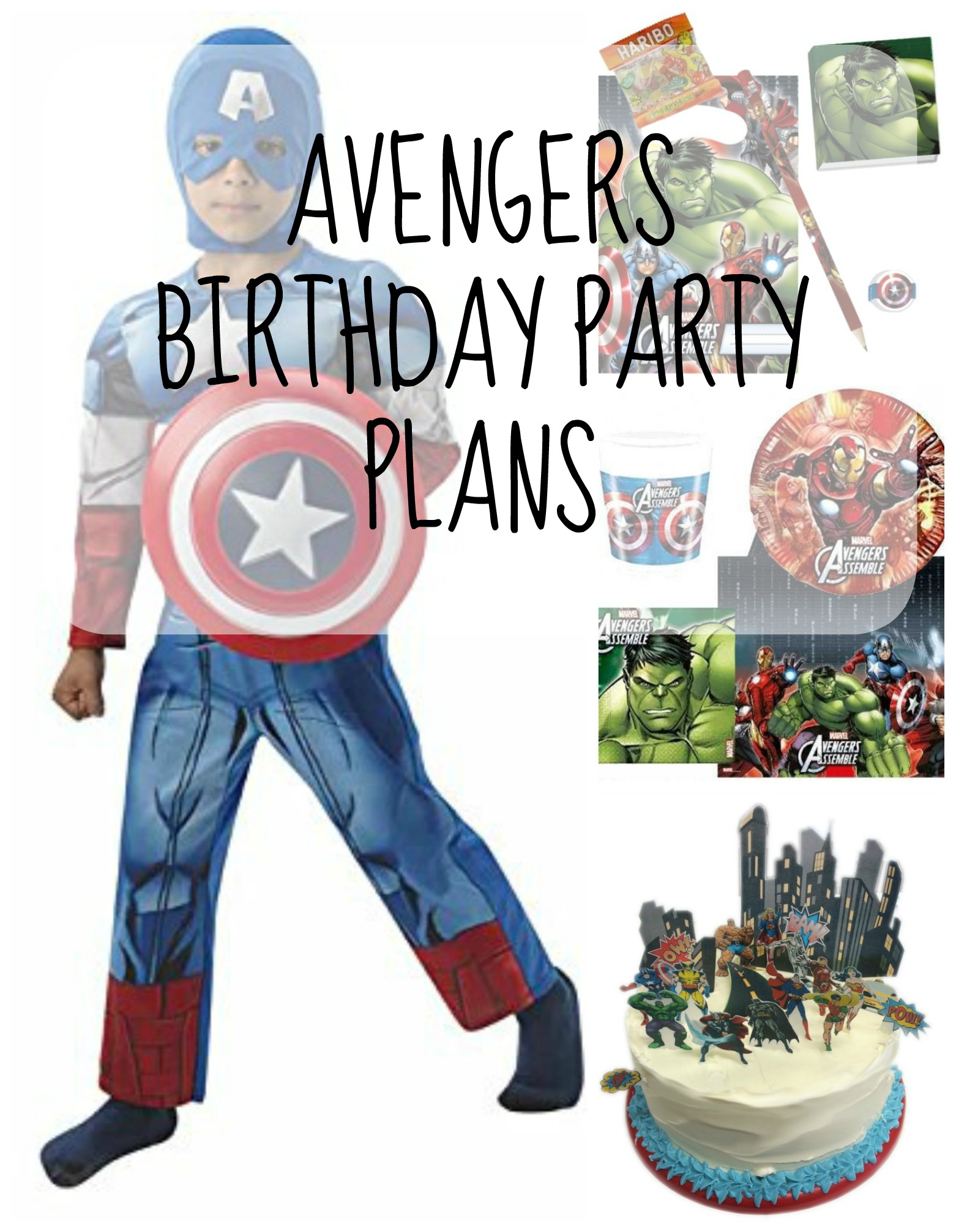 avengers birthday party pin