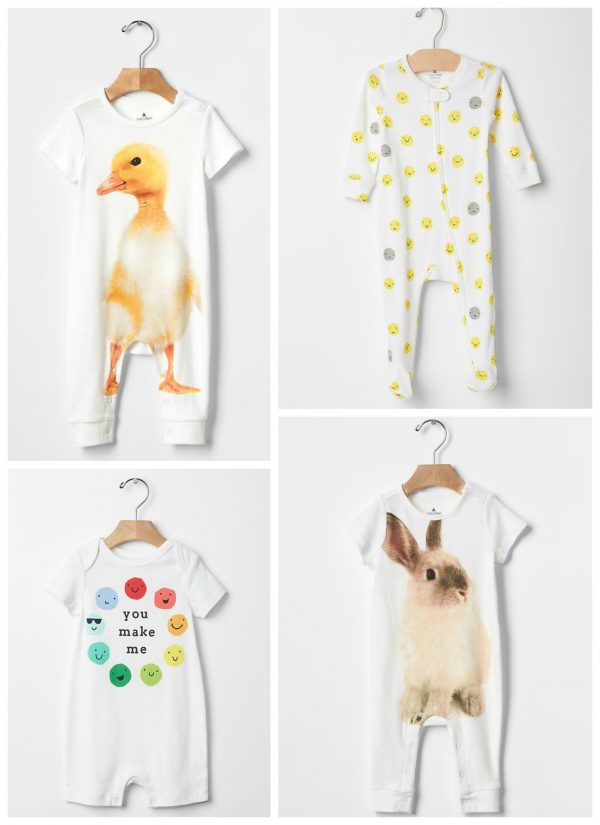 Unisex Baby Clothes Perfect For Spring Lamb & Bear