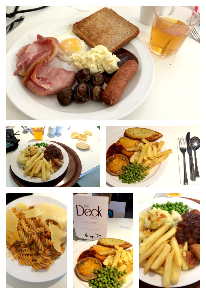 butlins food collage