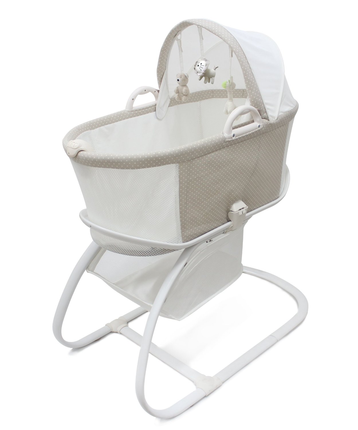 purflo bassinet with basket