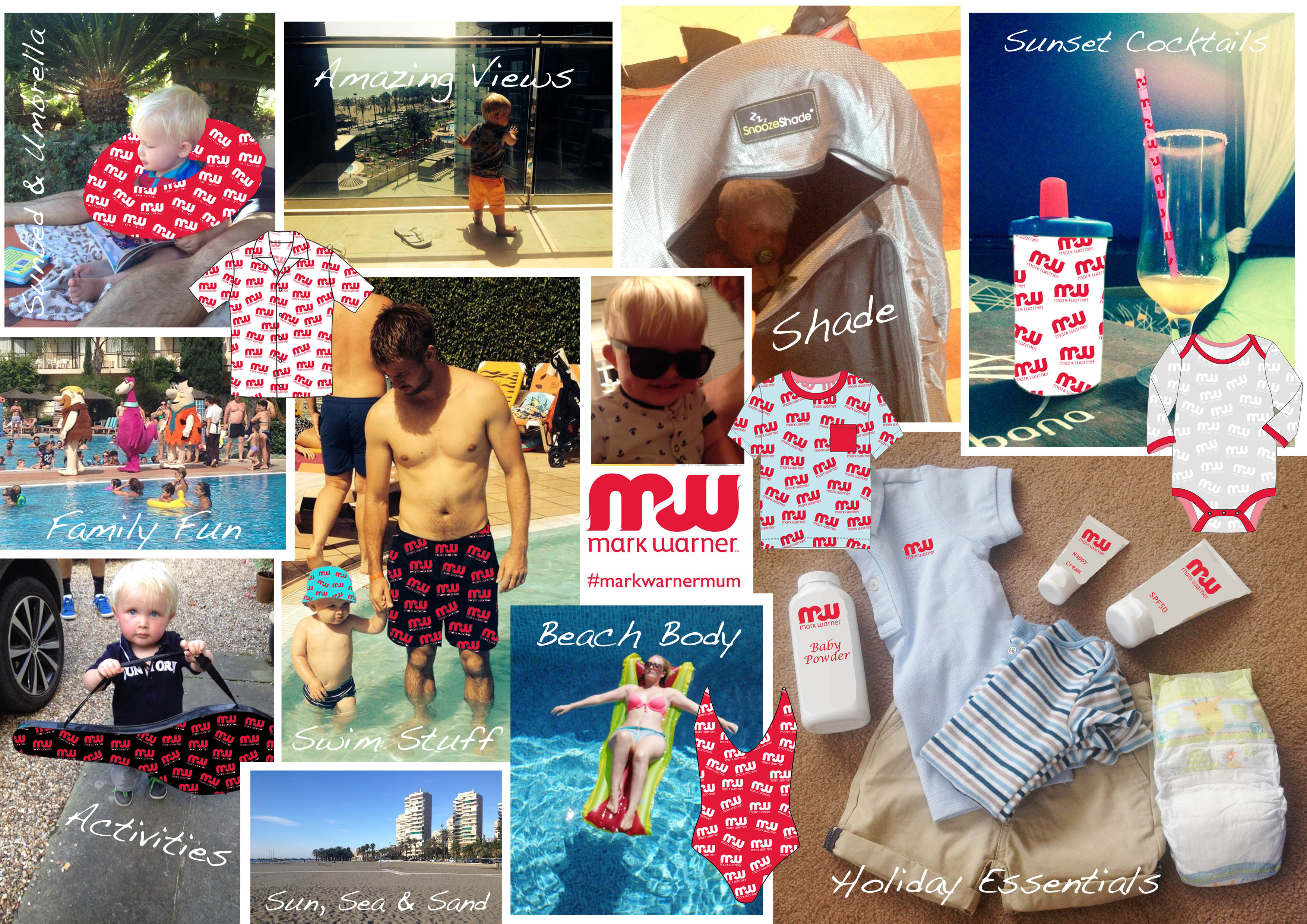 mark warner holiday moodboard