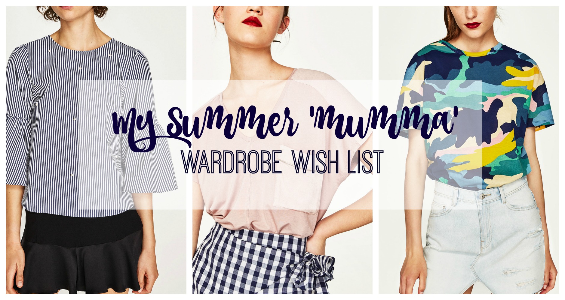 summer wardrobe wish list title