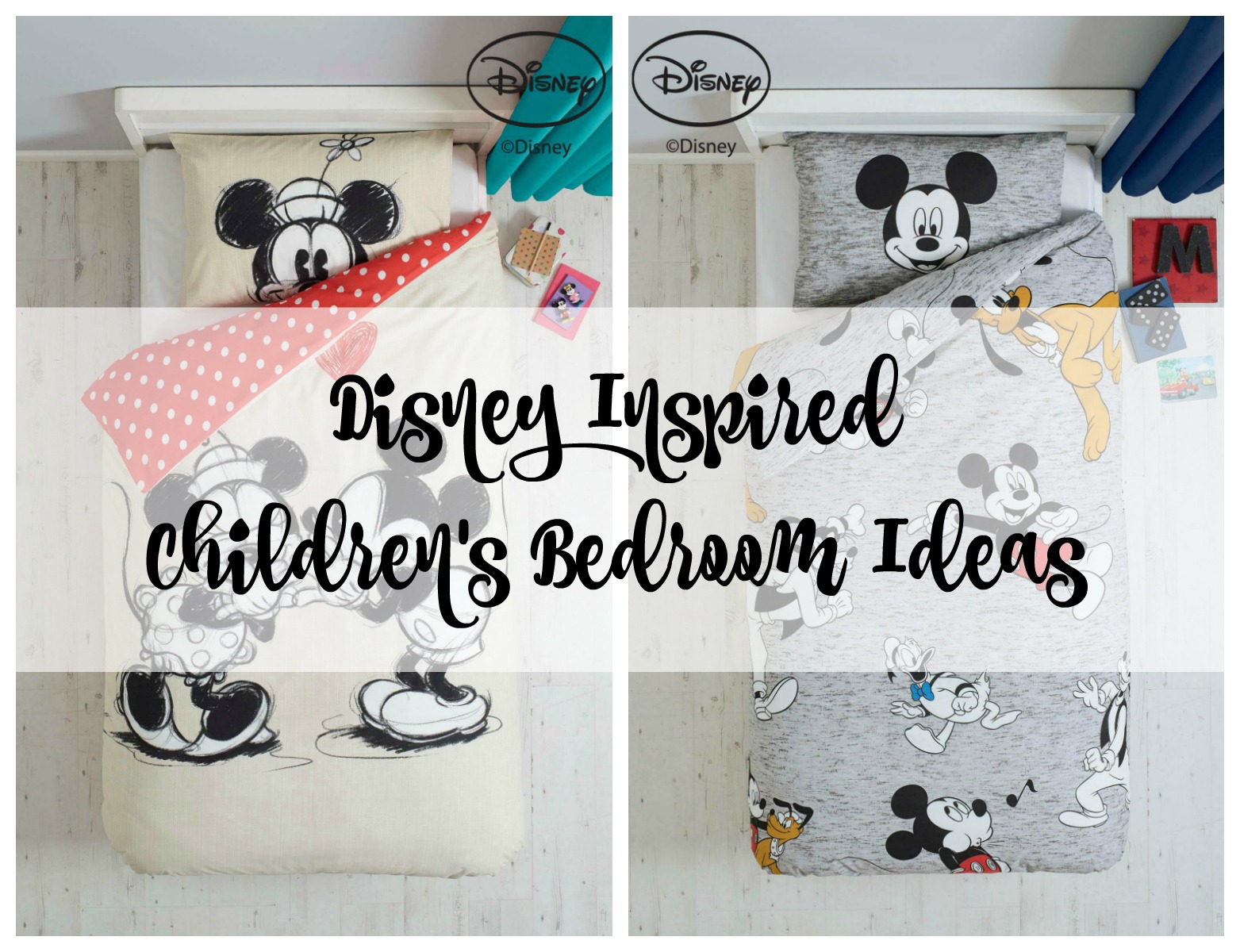 Disney inspired children's bedroom title