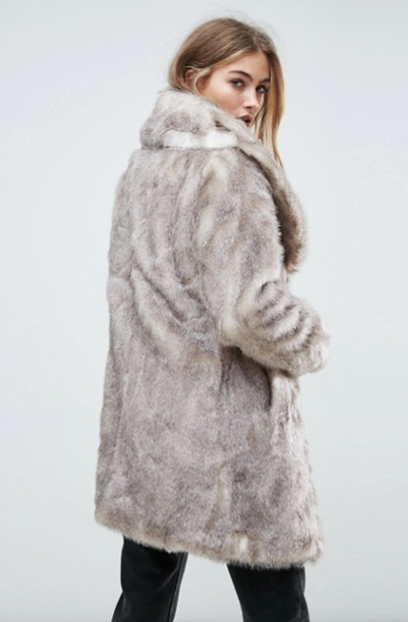 Christmas gift guide faux fur coat