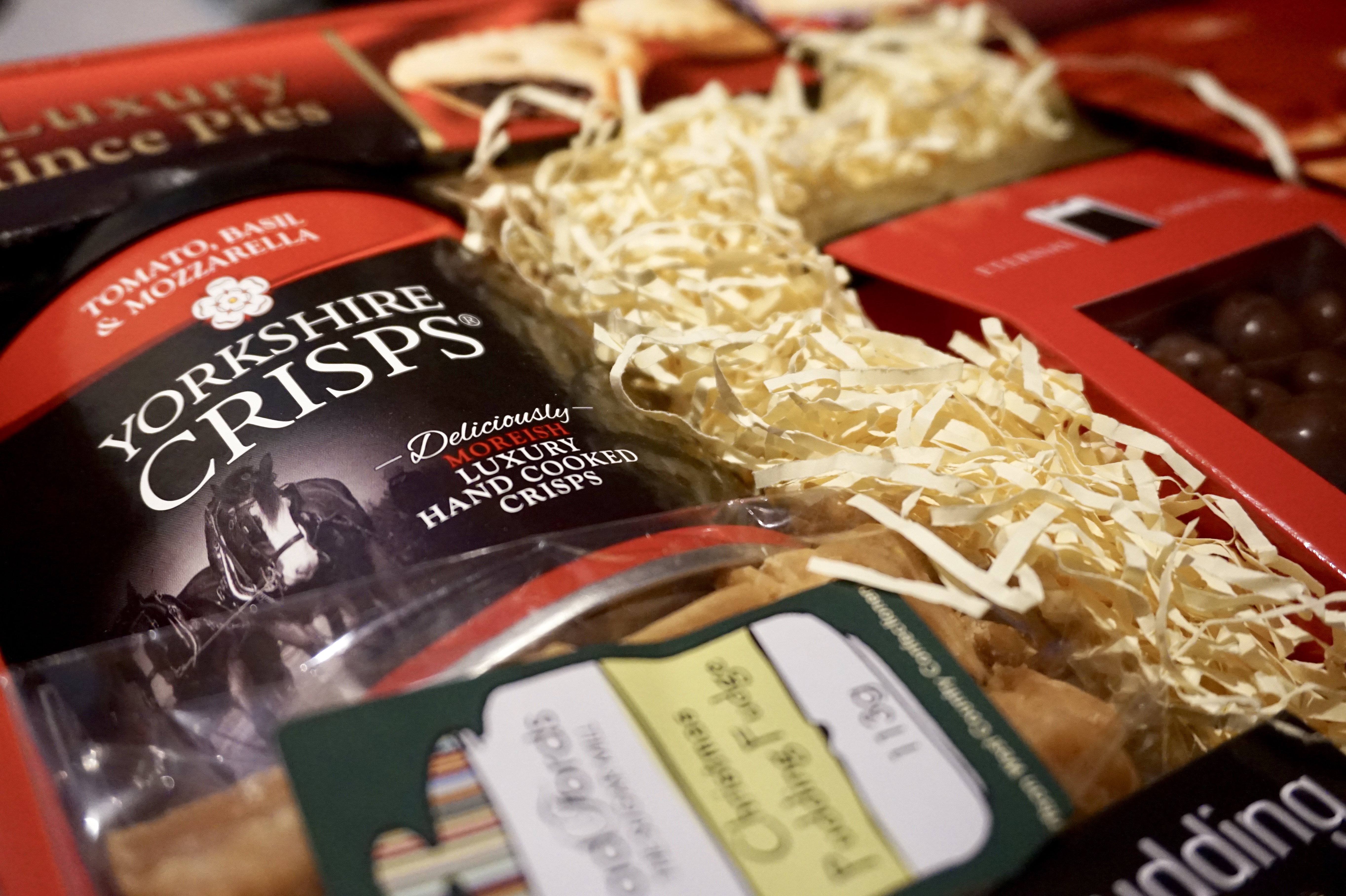 Christmas hamper inside