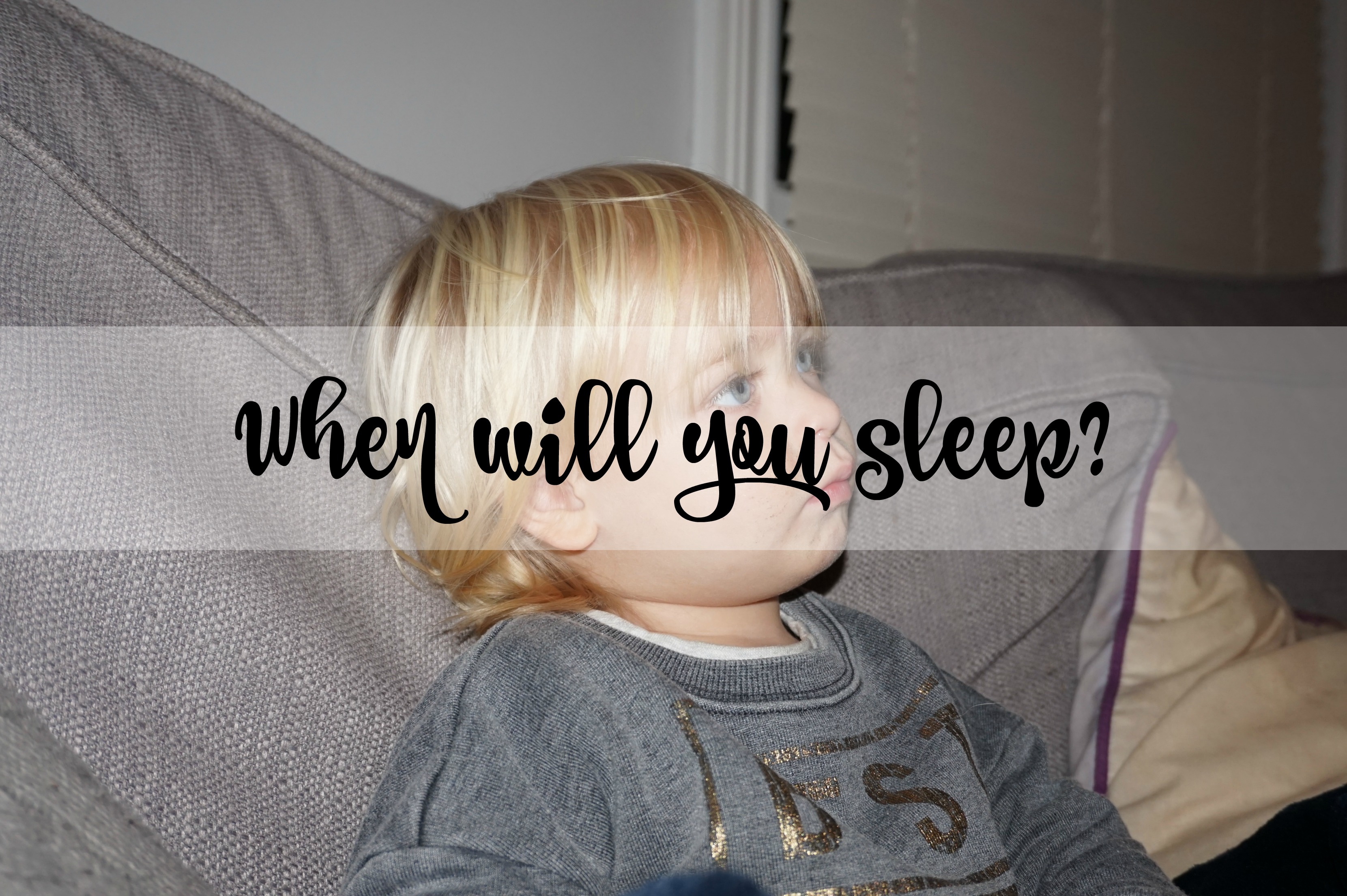 when will you sleep title