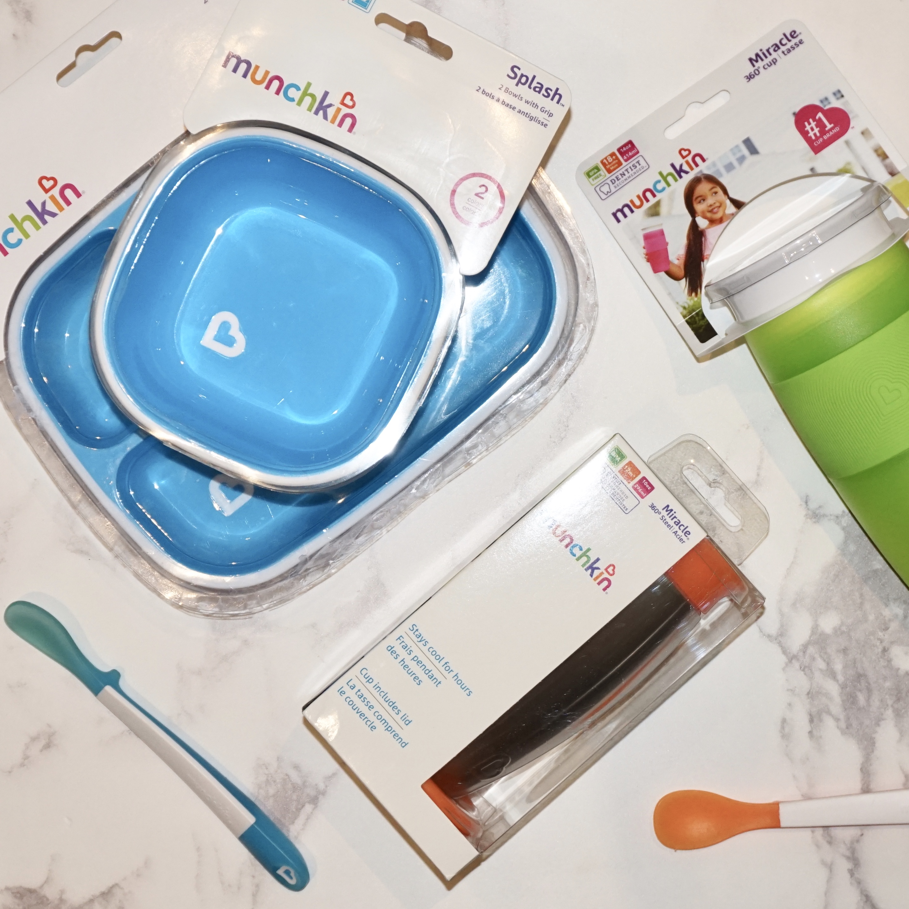 munchkin new range flay lay