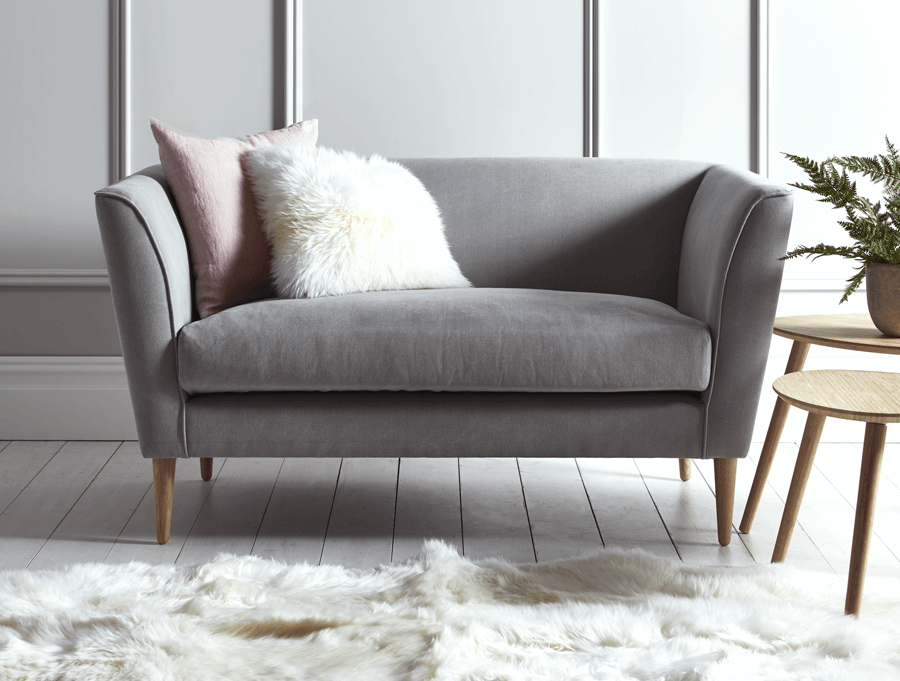 statement sofa grey
